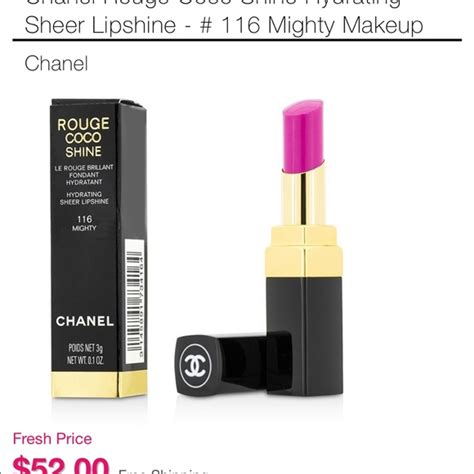 rouge coco shine mighty 116 chanel